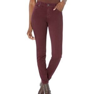Kut From The Kloth Connie Ankle Skinny Jeans Plum Slim Fit Denim Pants Sz 8 NWT
